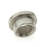 M16 x 1.5 Stainless Steel 304 Female Threaded Stepped Weld Bung Metric Mounting Boss Fitting for O2...