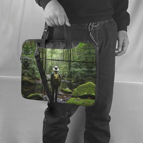 Bolsa para computadora de alta resistencia con detalles de selva tropical 2