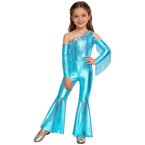 Tenue de danse une pièce fille : costume carnaval et combinaison disco inlzdz