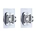 Supporto per doccia portatile, 2 Pezzi Supporto per doccia a parete, Supporto doccia adesivo, Porta asta doccia, Supporto per doccia Plastica ABS impermeabile, staffa doccia regolabile in inclinazione