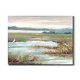 Renditions Gallery Early Morning Magic Wall Art, Premium Gallery Wrapped Canvas, Ready to Hang, 24 in H x 36 in W, Made in America Print