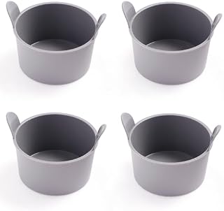 Lamapee Ramekins for Air Fryer, Air Fryer Egg Moulds, Pack of 4