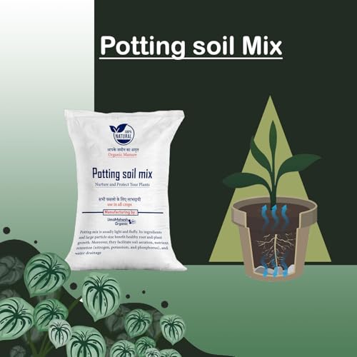 Image of Umamahesh Organic Potting Soil Mix 25 Kg | Organic Garden Soil for Plants | Ready to Use Potting Mix for Indoor & Outdoor Gardening
