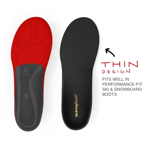 Plantillas Superfeet Winter Thin Support para esquí miniatura 5