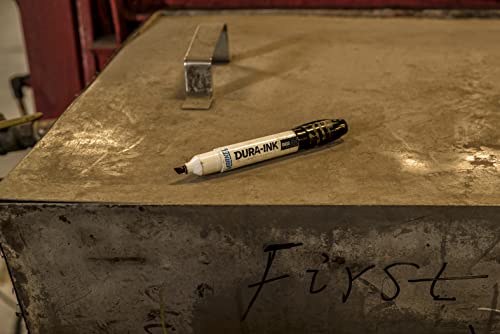 Markal 96529 Dura-Ink 55 Permanent Ink Marker With Medium Chisel Tip, Black (Pack Of 12) #TOP3