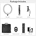 Hagibis 21 inch Ring Light with Stand Outer 55W 5600k Dimmable LED Light, Tripod Stand,and Phone Holder，Remote Controller,Carrying Bag ，CRI 97+ 2540lux, for Streaming Home Office Zoom Call Lighting