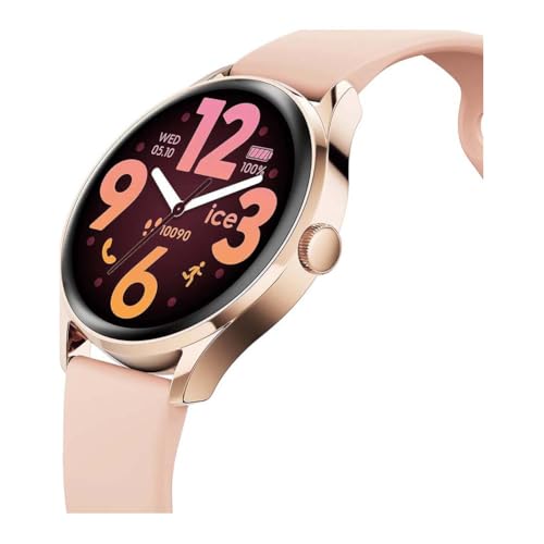 Ice-Watch - ICE smart 3.0 - 1.2 Rose-goud Nude AMOLED GPS - Roze-goud rond verbonden horloge met siliconen band - 025103 (1.20 inch) - Afbeelding 5