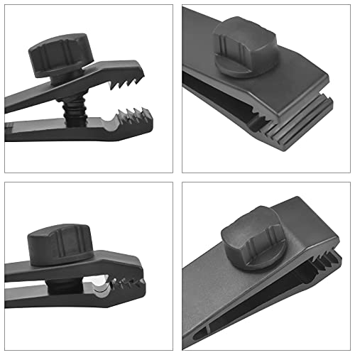 12 Stück Planenklammern Multifunktion Zeltplane Clips Markisenklemme mit 12 Stück Bungee-Seil für Zelte,Abdeckungen,Markisen,Banner, Bootfahren, Gartenarbeit, Vordächer – Bild 5
