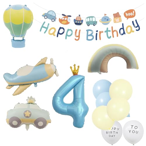 誕生日 車 風船 誕生日 バルーン 飾り 4歳