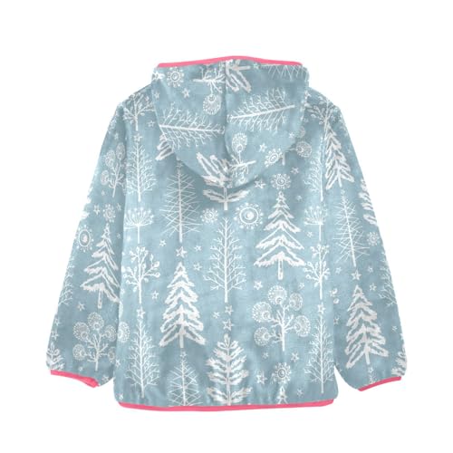 OTVEE Christmas Winter Tree Kids Hoodie Jacket Fall Spring Full Zip Warm Outwear Coat2
