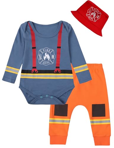 Tenue de police bébé en coton doux pour protéger la peau des nouveau-nés 3 pièces