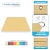Patio Paradise 16' x 25' Sun Shade Cloth with Grommets Rectangle Shade Sail Canopy Pergola Cover with Straight Edge, UV Block Fabric for Backyard Deck Outdoor Activities, Sand #4