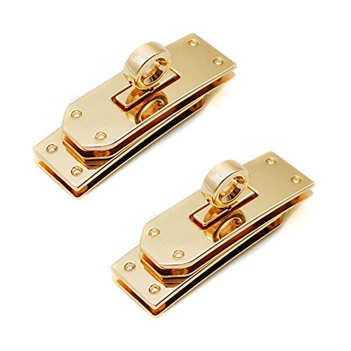Wwxuanke Belt Buckle Zinc Alloy Golden Ladies Belt Buckle Rotatable Double Buckle Belt Matching 2 Pack