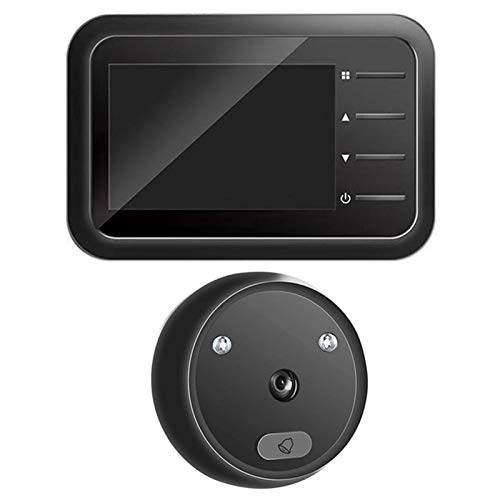 Sbeautli Timbre de la cámara de visión Nocturna Seguridad for el Hogar Digital Visor de la Puerta del Ojo con Mirilla Fácil Instalación