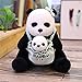 Pluszowe Zabawki Pluszowe Zabawki Panda Bear Hedgehog Pangolin Doll 25 CM Symulacja Zwierząt Matka I Dziecięca Serii Poduszka Sofa Decor Prezent Dla Dziewczyn Dzieci (Kolor: Panda Rozmiar: 25 cm) kang