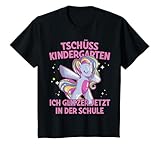 Tschüss Kindergarten ich glitzer in der Schule Bye