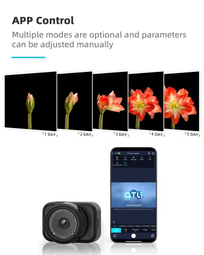 Atli T100 1080P Time Lapse Camera Wifi Hdr App Control Real-Time Preview Timing Shooting Manual Focus Timelapse Video Camera For Indoor Flower Plants Weather Construction #TOP1