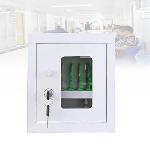 Casillero de pared para teléfono con carga USB y seguridad