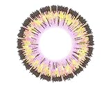 Matlens – EOS Farbige Kontaktlinsen mit Stärke braun brown Big eyes Cats eyes circle lenses 2 Linsen 1 Kontaktlinsenbehälter 1 Pflegemittel 50ml
