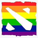 Dota 2 Pride Bumper Sticker Vinyl Decal 5'
