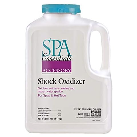 Spa Essentials 22844000 Hot Tub Shock and Oxidizer Sanitizer & Cleaner, 7 Pounds White Cover