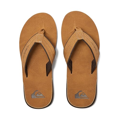 Quiksilver Men's Carver Nubuck 3 Point Flip Flop Athletic Sandal4
