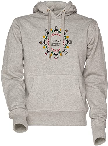 Sweat à capuche gris unisexe avec motif commémoratif We Stand Together