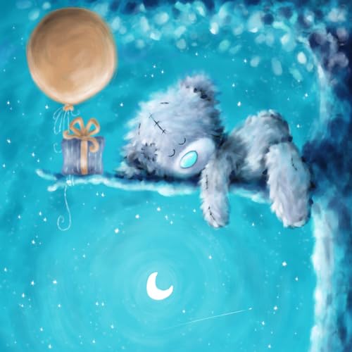 Me to You Birthday Card Tatty Teddy Snoozing On A Branch - Official Collection
