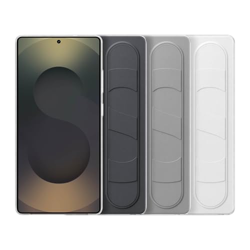 Image of Samsung Galaxy S25 Ultra Standing Grip Phone Case, Protective Cover, Soft Touch, Kickstand, Durable Design, US Version, EF-GS938CBEGUS, Black