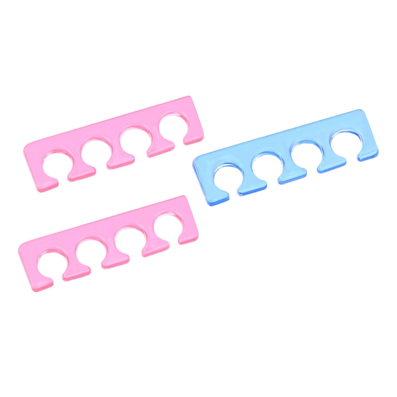 TOVINANNA Nail Fingertip Toe Separators Manicure Separator Silicone Nail Art Divider Comfortable Use for Drying