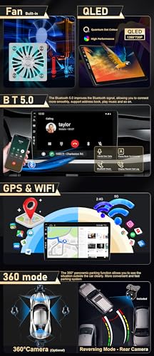 Autoradio 2 Din Android 15 Nissan Navara 2017 avec navigation GPS et écran tactile 10 pouces - 6