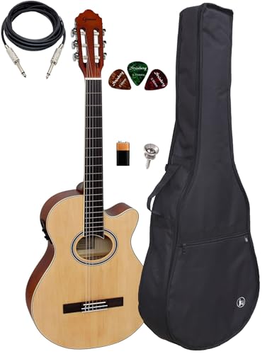 Violão Giannini Nylon Gnf-1d Ceq Ns + Capa Reforçada