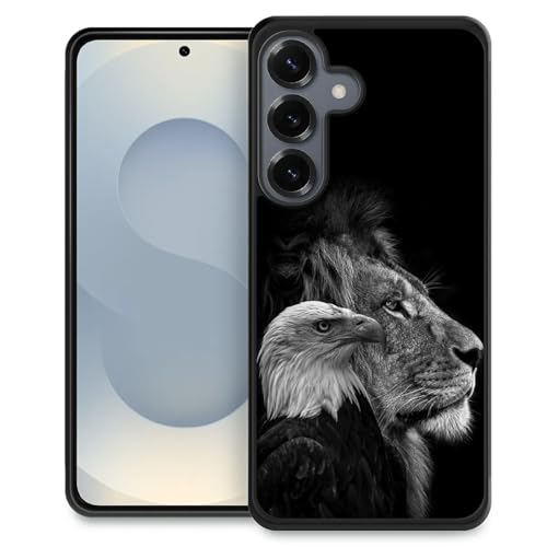 Coque Samsung S25+ silicone souple antichoc téléphone Eagle Lion League homme femme