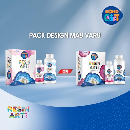 Image of Epoxy Resin Art 300 gm|Crystal Clear 2-Part Liquid Epoxy for DIY Crafts, Jewellery, and Casting Projects | Glossy Finish, Bubble-Free, UV-Resistant, Self-Levelling Resin