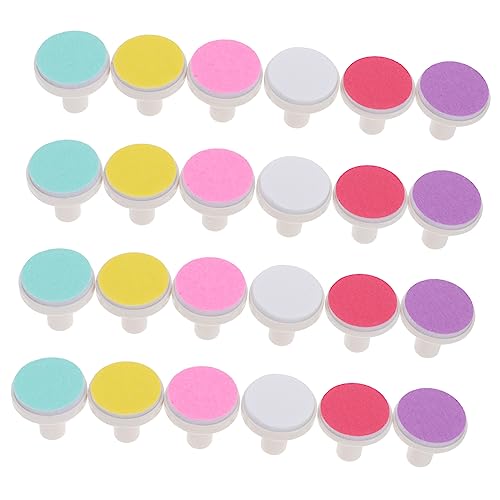 MERRYHAPY Electric Baby Nail File Pads 24pcs Set for Toddler Nail Trimmer Soft Durable