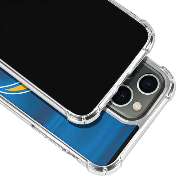 Skinit Clear Phone Case Compatible with iPhone 13 Pro Max - Officially Licensed NFL Los Angeles Chargers Design