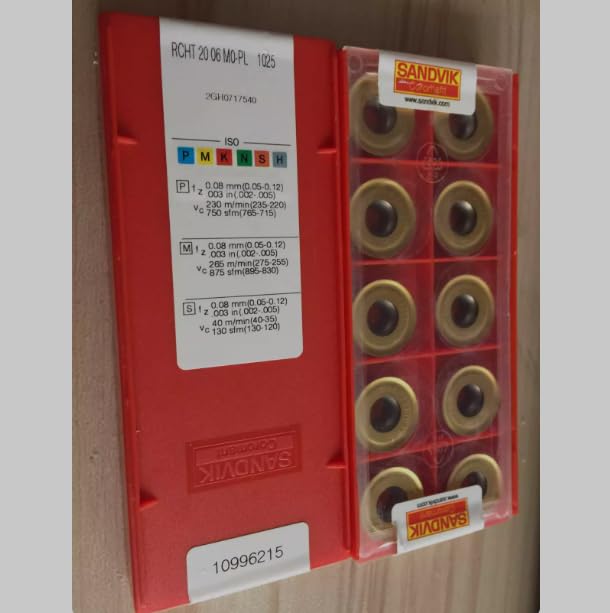 RCHT2006MO-PL 1025 / CoroMill 200; milling Cutter;Insert，a Box of