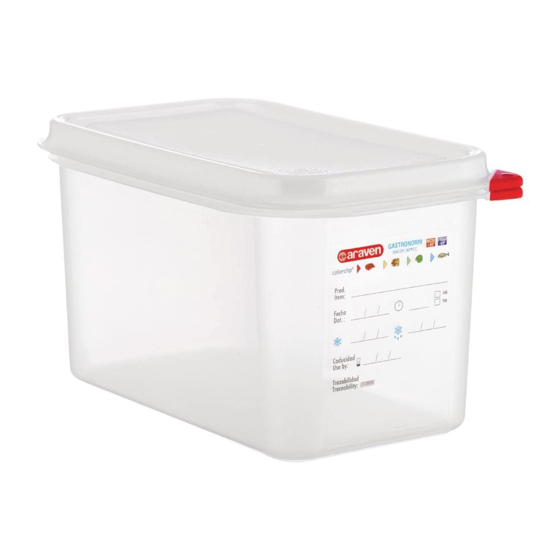Araven t985 Boîte alimentaire, Passe au micro-ondes et lave-vaisselle utilisation (Lot de 4)