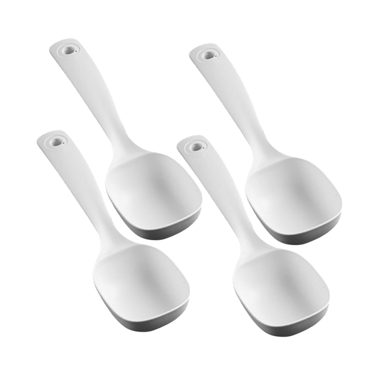 PRETYZOOM 20piezas Cucharas De Porridge De Antiadherente Para y Cocina Resistente y Para y Restaurantes