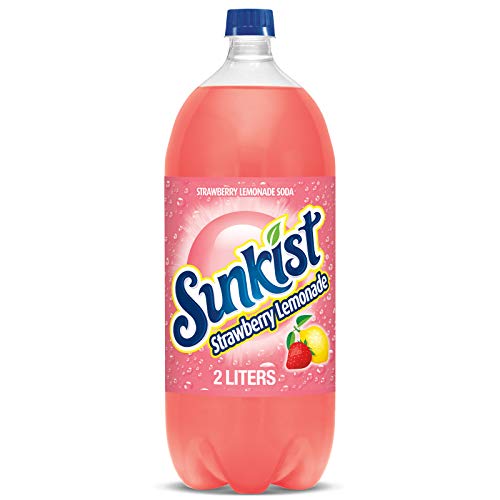 Sunkist Strawberry Lemonade Soda, 2 L Bottle #TOP10