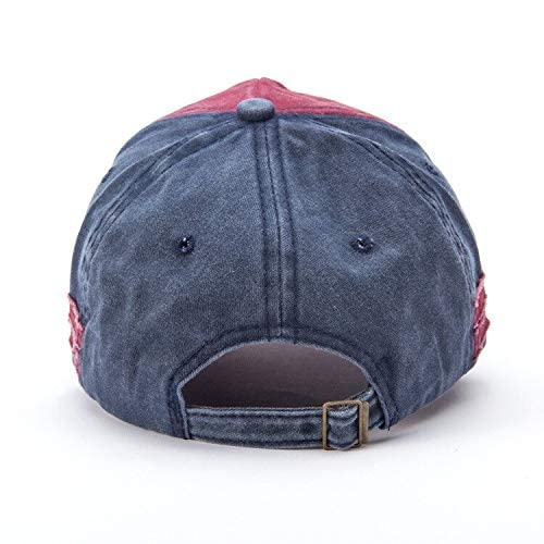 Image of 1969 Denim Washed Stylish Cap for Men Women with Brim (Fit to Head Size - Approx 54CM to 60CM)