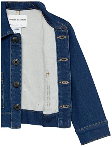 Image of Amazon Essentials Unisex Kids and Toddlers' Relaxed-Fit Denim Chore Jacket Outerwear