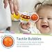 LiKee Strong Suction Cup Fidget Rotating Sensory Bath Toys for Baby Christmas Stocking Stuffers, Airplane Car Travel Table & Window Toys for Toddler Boys and Girls, 12+ Months