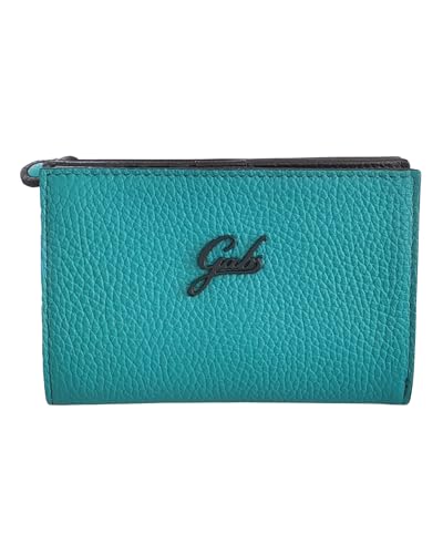 Gabs Gmoney14 portefeuille tout en un horizontal cuir véritable verdemer