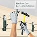 Siding Installation Tools, Siding Mounting Kit with Adjustable Reveals, Lap Siding Gauge Made of Polycarbonate Body (Green, 5/16 Inch)