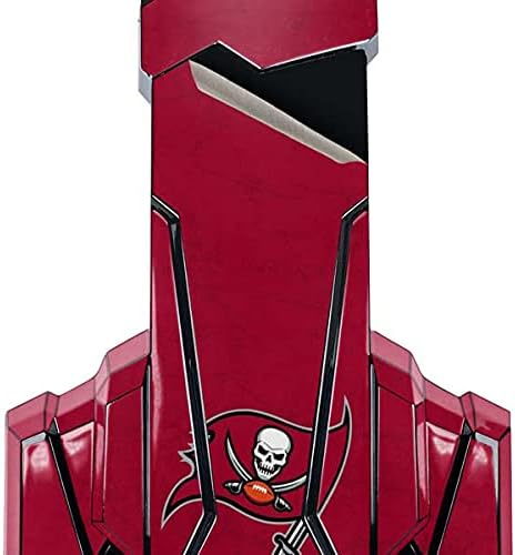 Skinit Decal Skin Compatible with BENGOO G9000 Gaming Headset - Officially Licensed NFL Tampa Bay Buccaneers Distressed Design