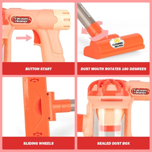 Aspirateur pour enfants avec aspiration cadeau interactif idéal