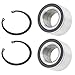 2Pcs Front Wheel Bearings 35x64x37mm with Ring Clip for Polaris Ranger 400/500/570 Sportsman 400/500/550/570/700/800 Magnum ATP 325/330/500 ACE 570/900 OEM 3514634