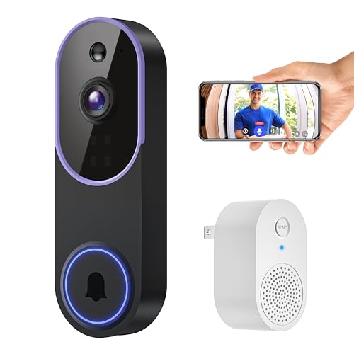 Wireless 1080p Video Doorbell with Night Vision