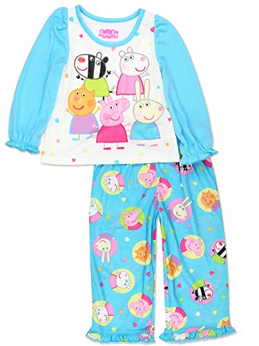 Peppa Pig Girls Toddler Soft Polyester Pajamas